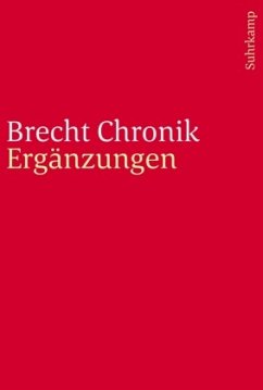 Brecht Chronik 1898-1956 - Hecht, Werner