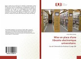 Mise en place d'une librairie electronique universitaire.