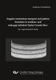 Angular momentum transport and pattern formation in medium- and wide-gap turbulent Taylor-Couette flow