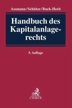 Handbuch des Kapitalanlagerechts