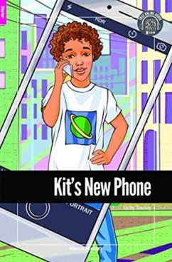 Cover Kit's New Phone - Foxton Reader Starter Level (300 Headwords A1) with free online AUDIO