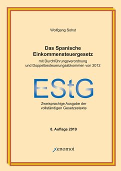Cover Das Spanische Einkommensteuergesetz (mit Durchführungsverordnung) (eBook, PDF)