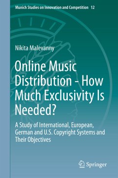 Online Music Distribution - How Much Exclusivity Is Needed? (eBook, PDF) - Malevanny, Nikita