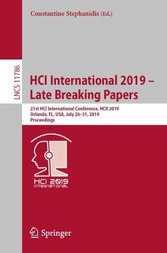 Cover HCI International 2019 - Late Breaking Papers (eBook, PDF)