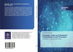 Rayleigh Taylor and Resistive Instabilities In Hall Thrusters - Singh, Sukhmander