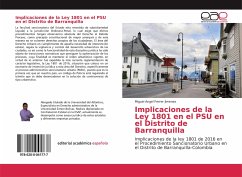 Implicaciones de la Ley 1801 en el PSU en el Distrito de Barranquilla