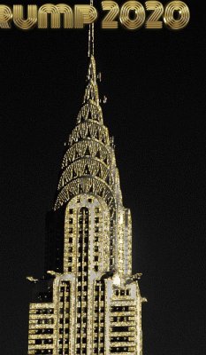 Trump-2020 iconic Chrysler Building Sir Michael writing Drawing Journal. - Huhn, Michael; Huhn, Michael