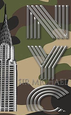 Iconic Chrysler Building New York City camouflage Sir Michael Huhn Artist Drawing Journal - Huhn, Michael; Huhn, Michael