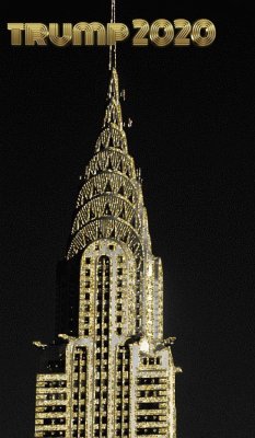 Trump-2020 iconic Chrysler Building Sir Michael writing Drawing Journal. - Huhn, Michael; Huhn, Michael