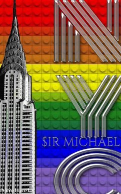 Rainbow pride Flag Iconic Chrysler Building New York City Sir Michael Huhn Artist Drawing Journal - Huhn, Michael; Huhn, Michael