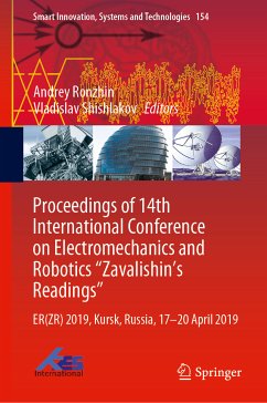 Proceedings of 14th International Conference on Electromechanics and Robotics “Zavalishin's Readings” (eBook, PDF)