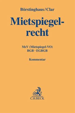 Mietspiegelrecht - Börstinghaus, Ulf P.;Clar, Michael
