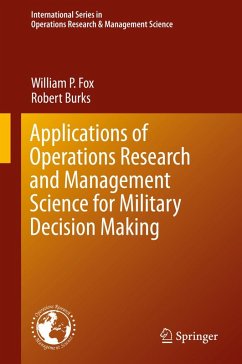 Cover Applications of Operations Research and Management Science for Military Decision Making (eBook, PDF)