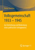 Volksgemeinschaft 1933 - 1945 (eBook, PDF)