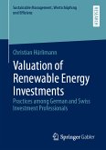 Valuation of Renewable Energy Investments (eBook, PDF)