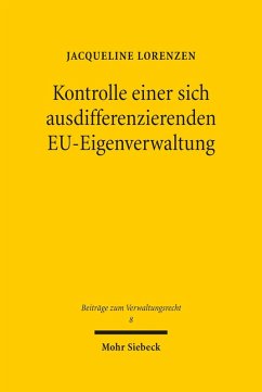 Cover Kontrolle einer sich ausdifferenzierenden EU-Eigenverwaltung (eBook, PDF)