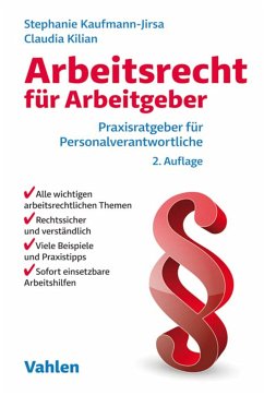 Arbeitsrecht für Arbeitgeber (eBook, PDF) - Kaufmann-Jirsa, Stephanie; Kilian, Claudia