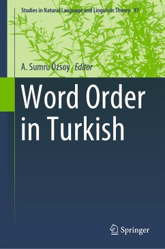 Word Order in Turkish (eBook, PDF)