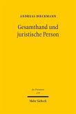 Gesamthand und juristische Person (eBook, PDF)