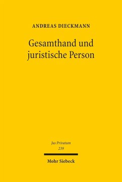 Gesamthand und juristische Person (eBook, PDF) - Dieckmann, Andreas