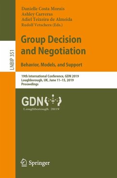 Group Decision and Negotiation: Behavior, Models, and Support (eBook, PDF)