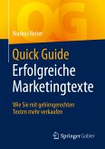 Quick Guide Erfolgreiche Marketingtexte (eBook, PDF)