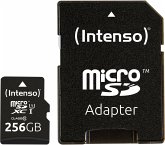 Intenso microSDXC Cards 256GB Class 10 UHS-I Premium