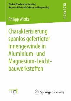 Charakterisierung spanlos gefertigter Innengewinde in Aluminium- und Magnesium-Leichtbauwerkstoffen - Wittke, Philipp