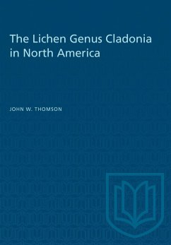 The Lichen Genus Cladonia in North America - W Thomson, John