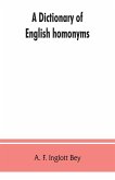 A dictionary of English homonyms