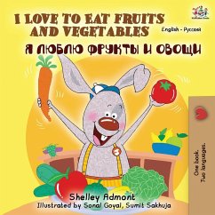 Cover I Love to Eat Fruits and Vegetables (English Russian Bilingual Book)
