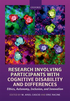 Research Involving Participants with Cognitive Disability and Differences (eBook, ePUB)