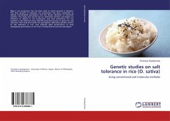 Genetic studies on salt tolerance in rice (O. sativa)