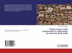 Timber-frame walls construction as alternative to masonry brick walls