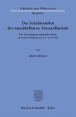 Das Scheininstitut der unmittelbaren Anwendbarkeit