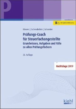 Prüfungs-Coach für Steuerfachangestellte - Kliewer, Ekkehard;Zschenderlein, Oliver;Schneider, Alexander