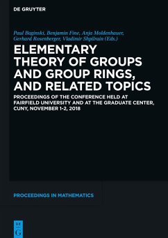 Elementary Theory of Groups and Group Rings, and Related Topics