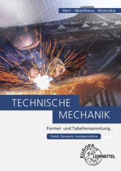 Technische Mechanik Formel- und Tabellensammlung - Mattheus, Bernd;Wieneke, Falko