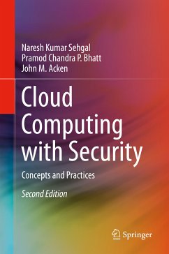 Cloud Computing with Security (eBook, PDF) - Sehgal, Naresh Kumar; Bhatt, Pramod Chandra P.; Acken, John M.