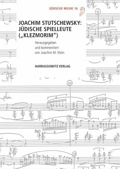 Cover Joachim Stutschewsky: Jüdische Spielleute (