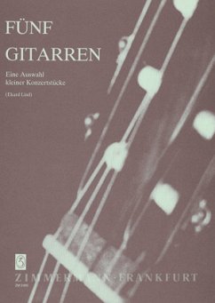 Cover Fünf Gitarren, 4 und mehr Gitarren, Partitur und Stimmen