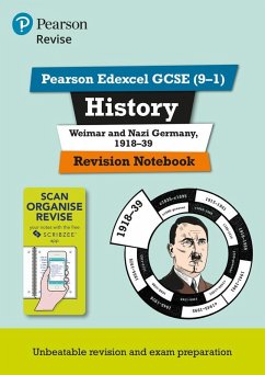 Cover Pearson REVISE Edexcel GCSE History Weimar and Nazi Germany: Revision Notebook - for 2025, 2026 exams