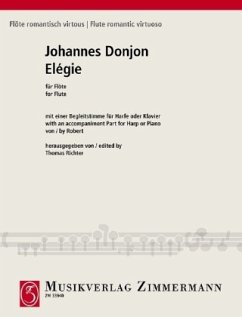 Elégie, Flöte und Harfe (Klavier) - Donjon, Johannes