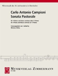 Cover Sonata Pastorale, 4 Flöten und Basso continuo