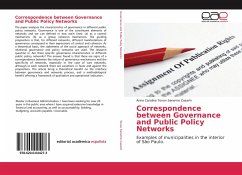 Correspondence between Governance and Public Policy Networks Correspondence between Governance and Public Policy Networks