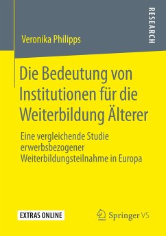 Die Bedeutung von Institutionen für die Weiterbildung Älterer - Philipps, Veronika