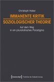 Immanente Kritik soziologischer Theorie