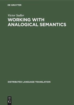 Working with Analogical Semantics - Sadler, Victor