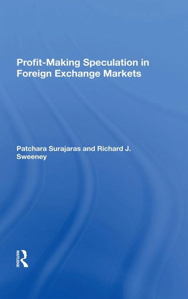 Profitmaking Speculation In Foreign Exchange Markets (eBook, PDF)