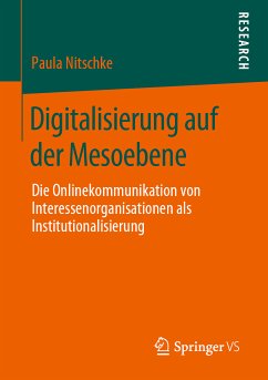 Digitalisierung auf der Mesoebene (eBook, PDF) - Nitschke, Paula